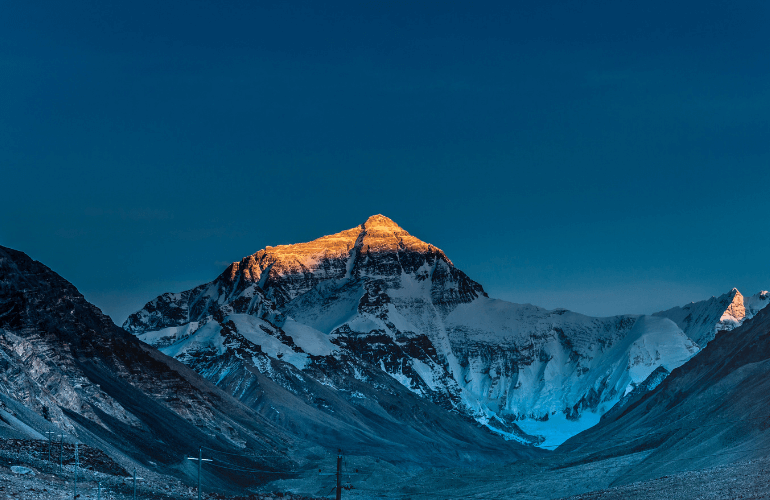 A view of Mountain Everest