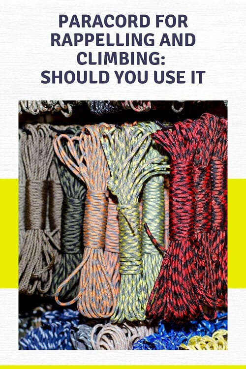 Paracord for Rappelling and Climbing
