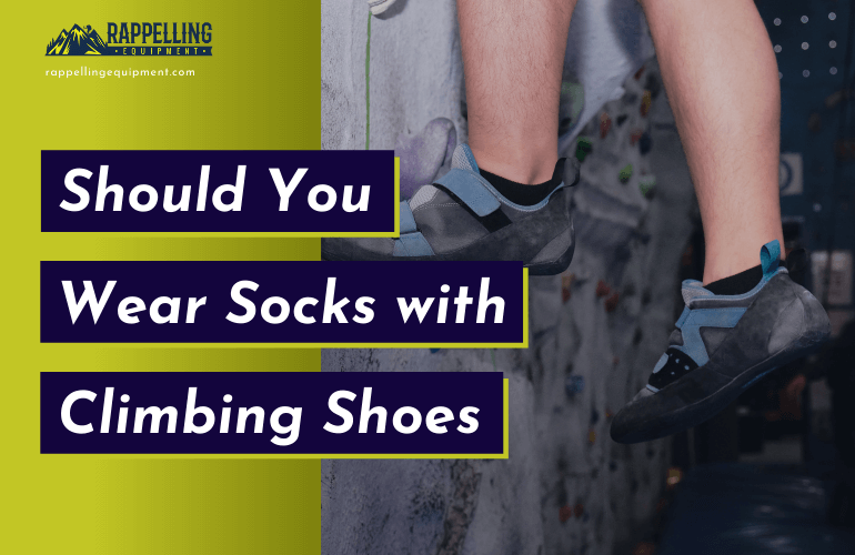 Should you wear socks with climbing shoes