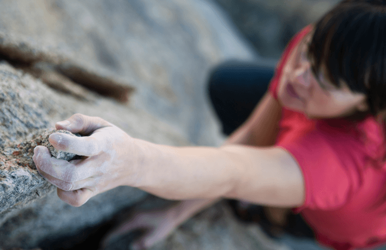 How to build grip strength for rock climbing