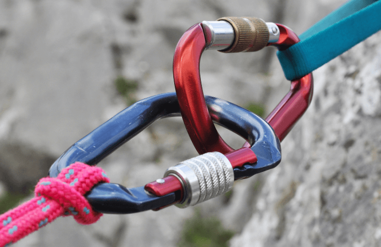 What are carabiners made of