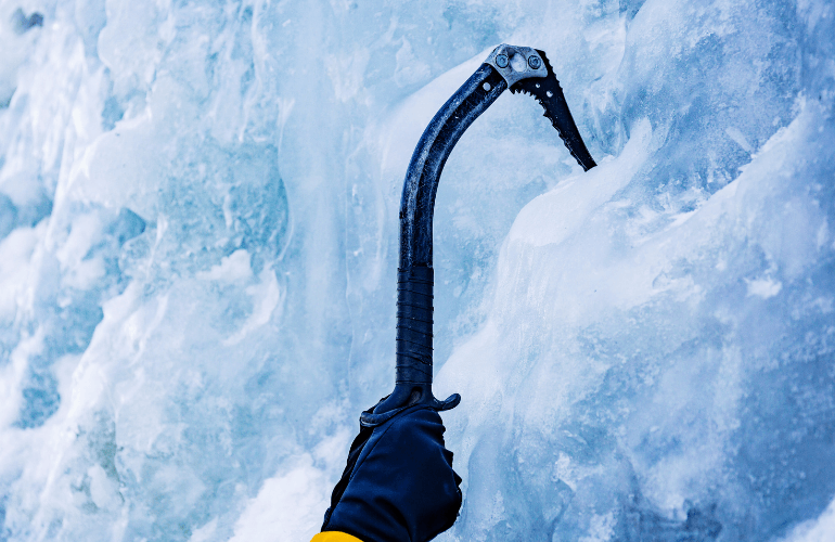 Parts of the Ice Axe