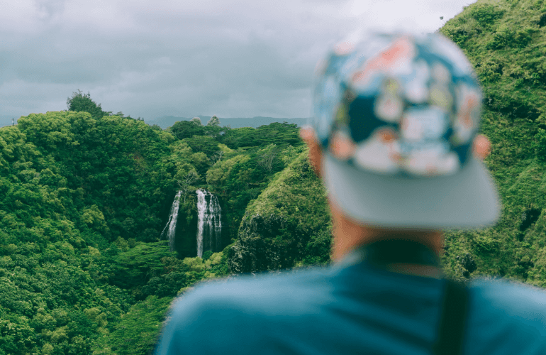 Waterfall Rappelling in Kauai