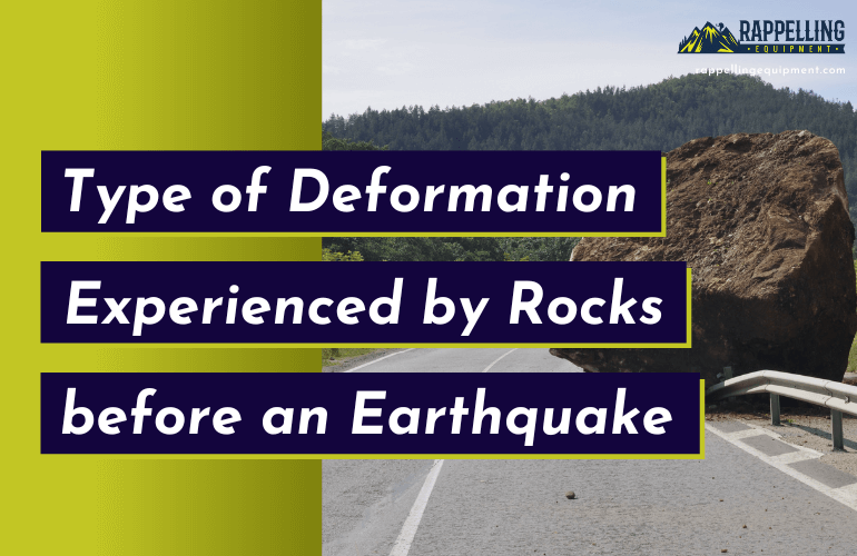 Which of the following describes the type of deformation experienced by rocks before an earthquake