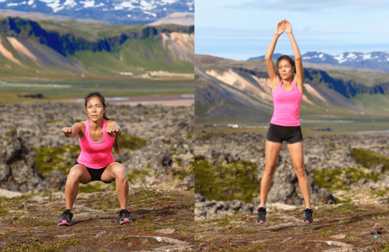 Include Jumping Squats in Bouldering Training