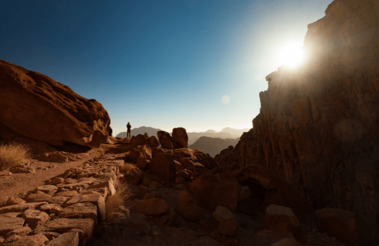 Climbing Mount Sinai Is