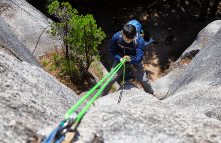Rope Soloing Climb