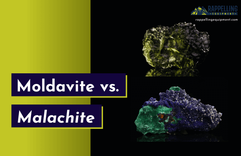 Moldavite vs. Malachite