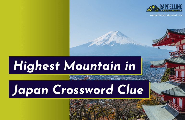 Highest Mountain in Japan Crossword Clue