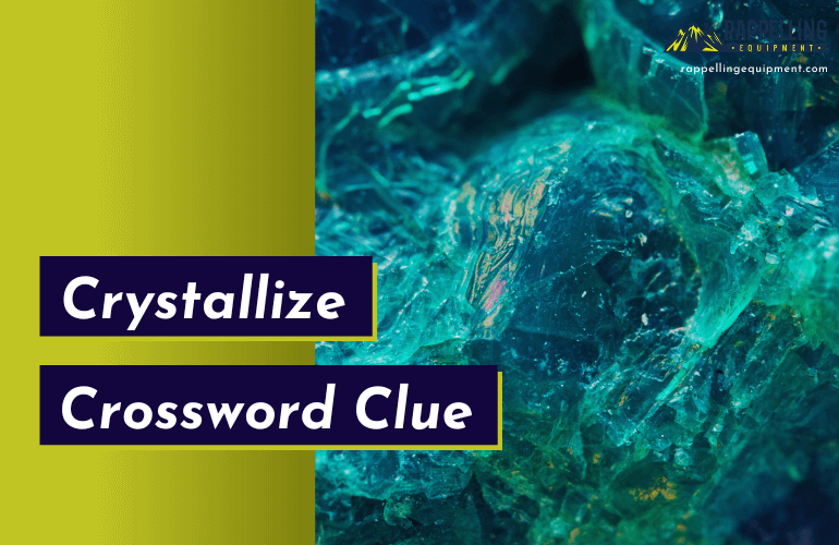 Crystallize Crossword Clue
